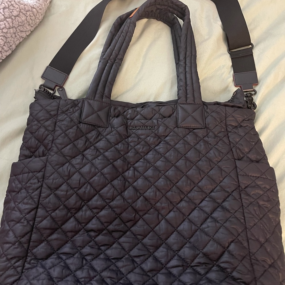 MZ Wallace Black Quilted Tote - Picture 7 of 16